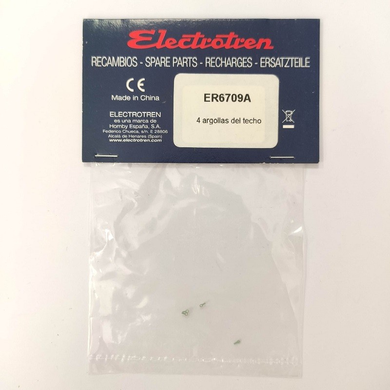 4 argollas de techo ER6709A para 276 Alsthom Electrotren Escala H0