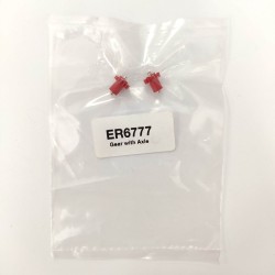 Engranajes con eje ER6777 para 276 Alsthom Electrotren Escala H0