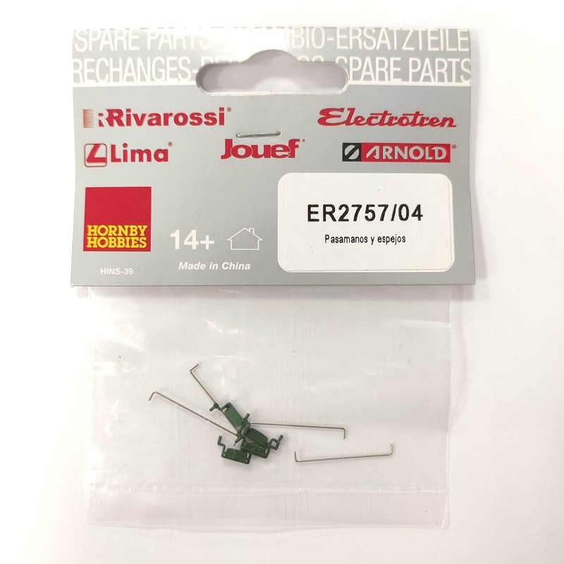 Pasamanos y espejos ER2757/04 para 277 Electrotren Escala H0