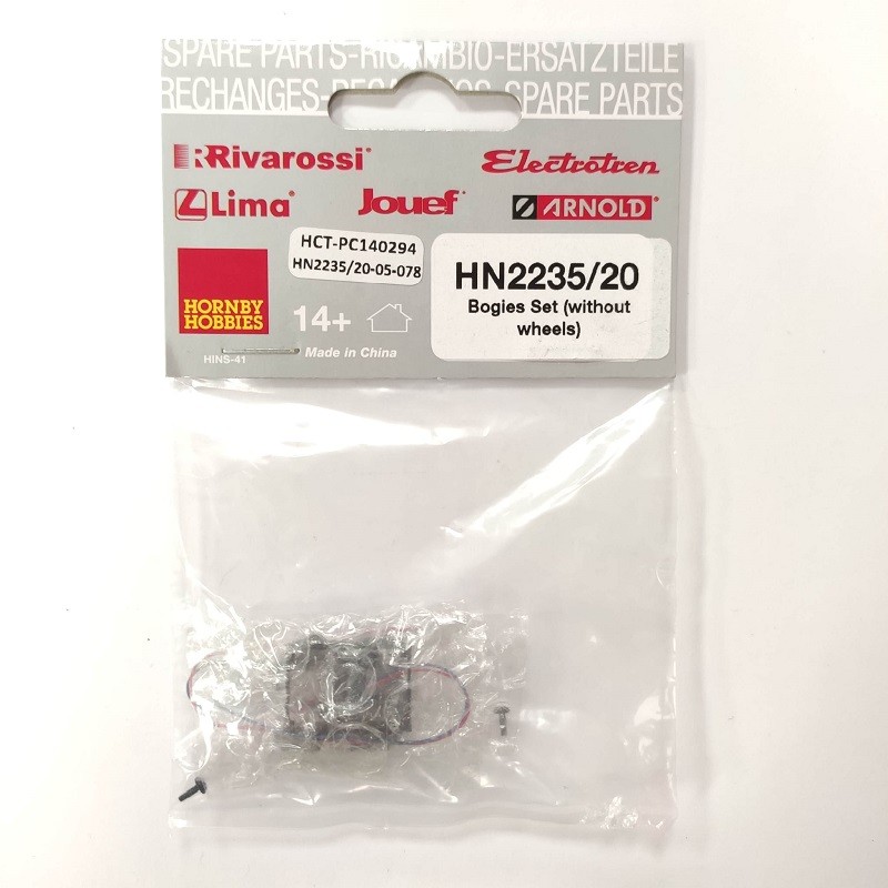 Set bogies (sin ruedas) HN2235/20 para Mikado Arnold