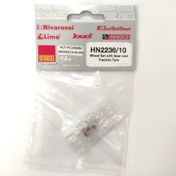 Rueda con engranaje y aros de adherencia HN2236/10 para Mikado Arnold