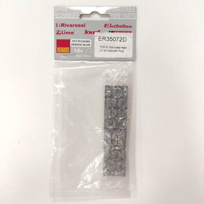 Circuito impreso cabeza motora PCB (21-pin) ER35072D para AVE S-102 "Pato" Electrotren Escala H0