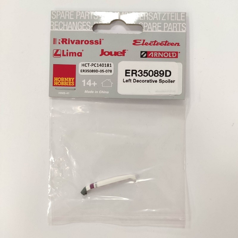 Terminal decorativo izquierdo ER35089D para AVE S-102 "Pato" Electrotren Escala H0