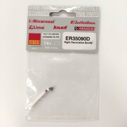 Terminal decorativo derecho ER35090D para AVE S-102 "Pato" Electrotren Escala H0