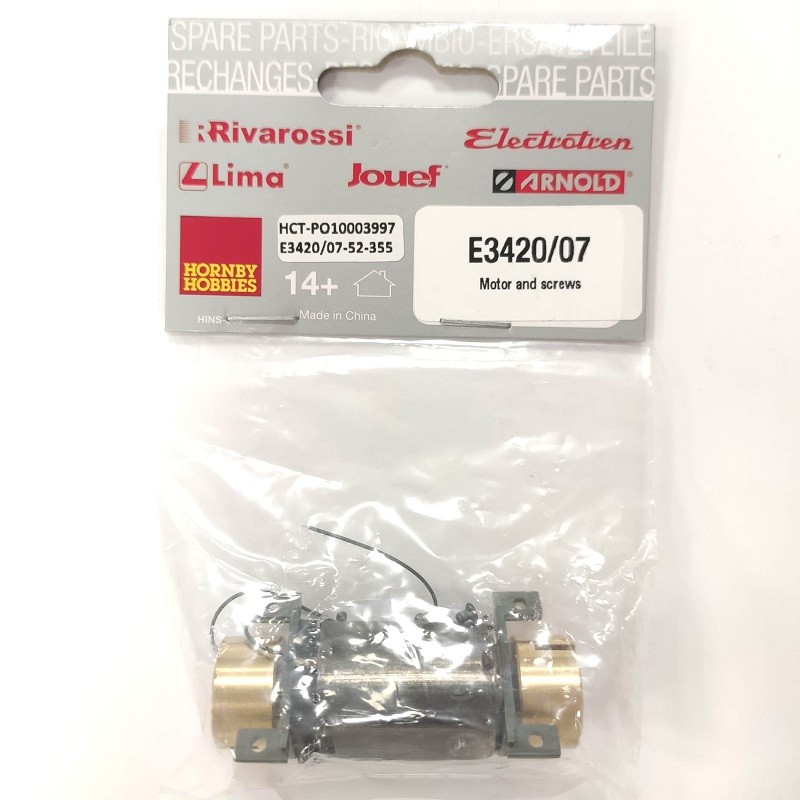 Motor y tornillos E3420/07 para 592 "Camello" Electrotren Escala H0