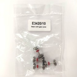 Ejes con engranajes E3420/10 para 592 "Camello" Electrotren Escala H0