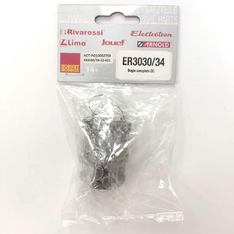 Bogie completo DC ER3030/34 para 278 "Panchorga" Electrotren Escala H0