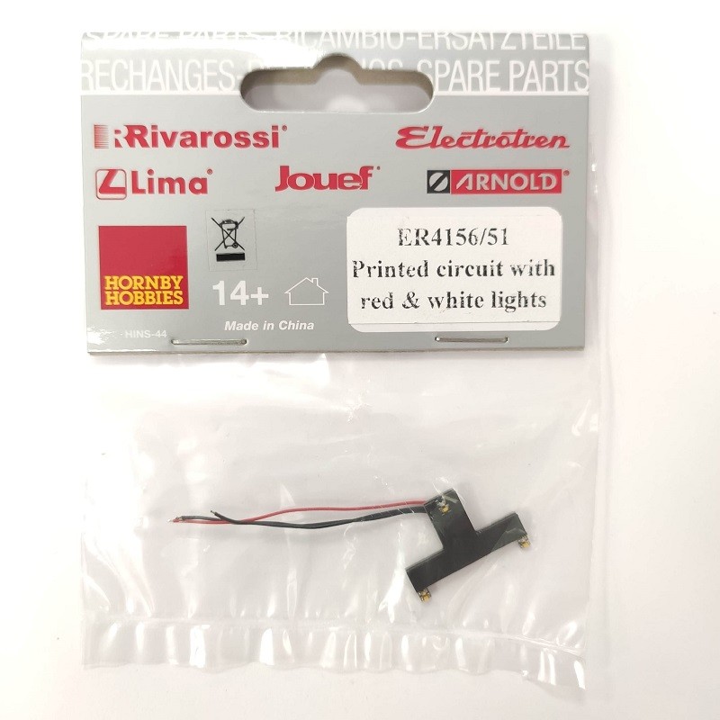 Circuito impreso con luces rojas y blancas ER4156/51 para Mikado Electrotren Escala H0