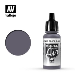 Pintura Acrílica, Negro (Metalizado), 71073 Vallejo, Model Air, 17ml.