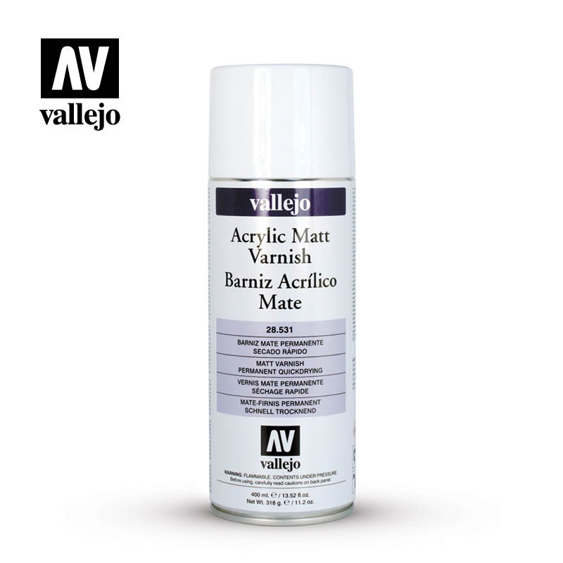 Barniz Acrílico Mate en Aerosol 28531 Vallejo