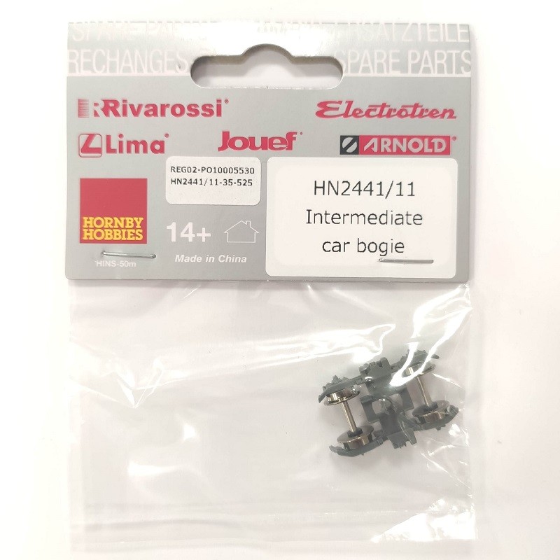 Bogie remolque gris HN2441/11 para la UT440 Arnold Escala N