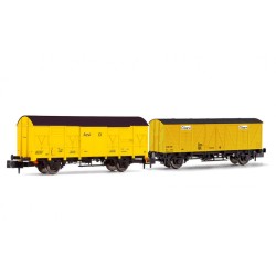 Set de 2 vagones cerrados J2 y J3 AZVI HN6517 Arnold Escala N
