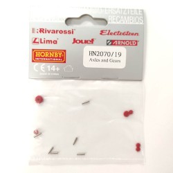 Ejes y engranajes HN2070/19 para la 353/354 "Talgo" Arnold Escala N