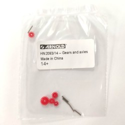 Ejes y engranajes HN2093/14 para la locomotora 252 RENFE Arnold Escala N
