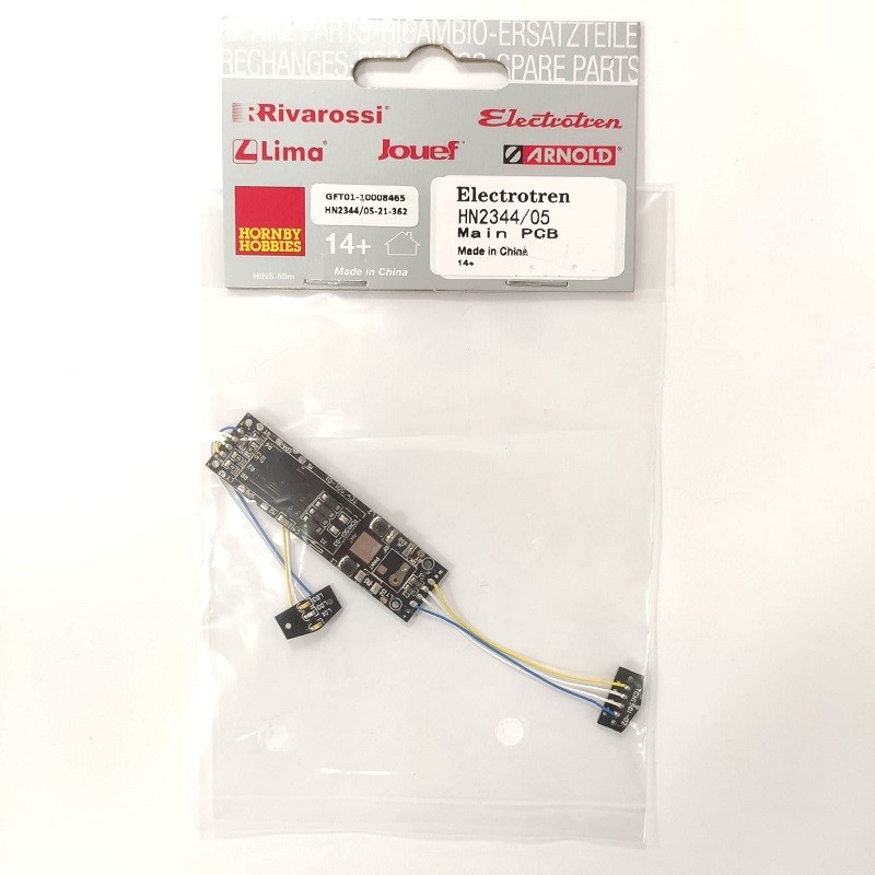 PCB principal con luces LED HN2344/05 para locomotora 277 Arnold Escala N