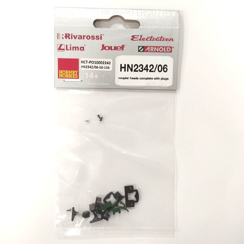 Enganches, mecanismo y faldones HN2342/06 para locomotora 277 Arnold Escala N