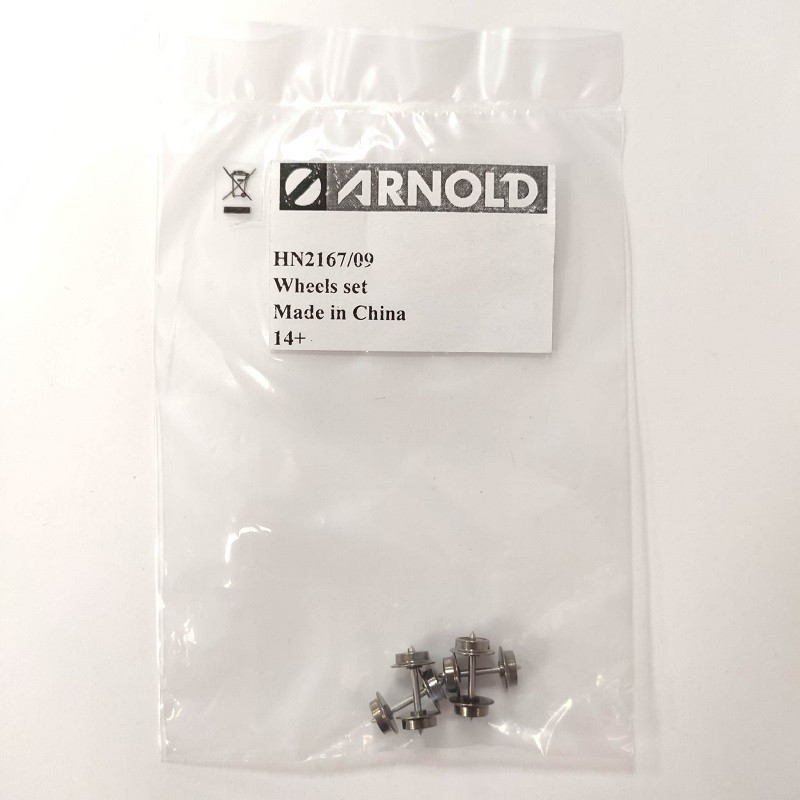 Set ruedas HN2167/09 para automotor 592 "Camello" Arnold Escala N