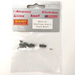Set bajos (Coche motor) HN2171/21 para automotor 592 "Camello" Arnold Escala N