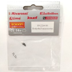 Accesorios carrocería HN2204/01 para automotor 592 "Camello" Arnold Escala N