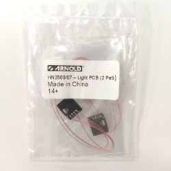 Circuito con luces (2 Piezas) HN2503/07 para la 353/354 "Talgo" Arnold Escala N