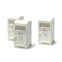 *3 contenedores de ropa, blancos 211033 N-Train Escala N
