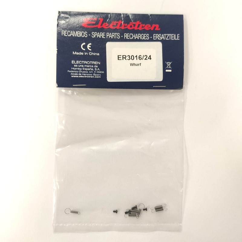 Muelles ER3016/24 para locomotoras 7200/7500 Electrotren Escala H0