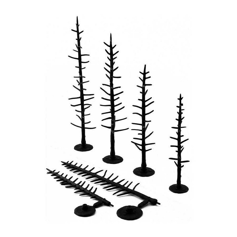44 troncos de pino de 10,1 cm a 15,2 cm TR1125 Woodland Scenics