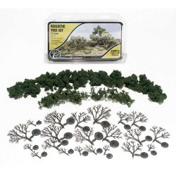 *Kit de 6 arboles para montar de 7,6 a 17,7 cm TR1112 Woodland Scenics