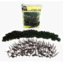 16 pinos en kit para montar de 15,2 a 20,3 cm TR1106 Woodland Scenics