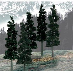 24 coníferas de 10,1 a 15,2 cm TR1581 Woodland Scenics