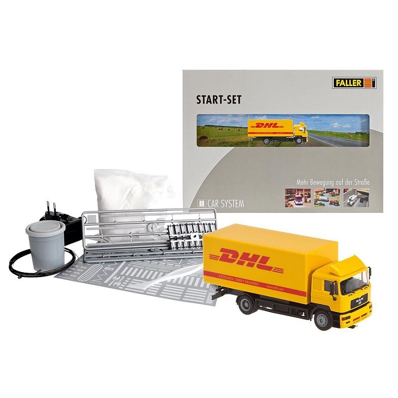 Set de iniciación Car System DHL 161607 Faller Escala H0