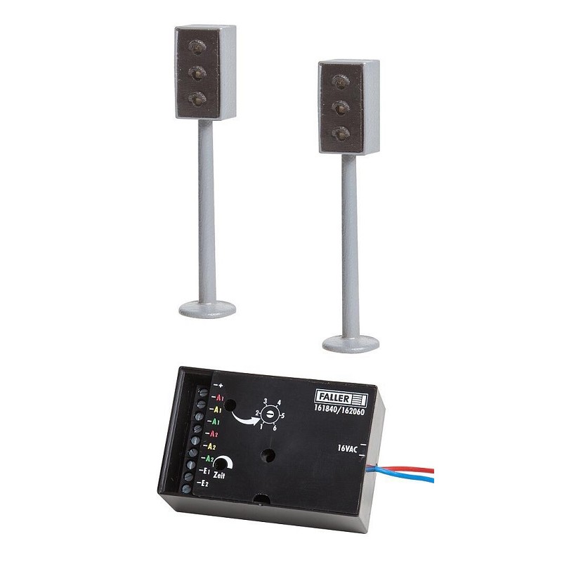 2 semáforos con módulo control Faller Car System 162060 Escala N