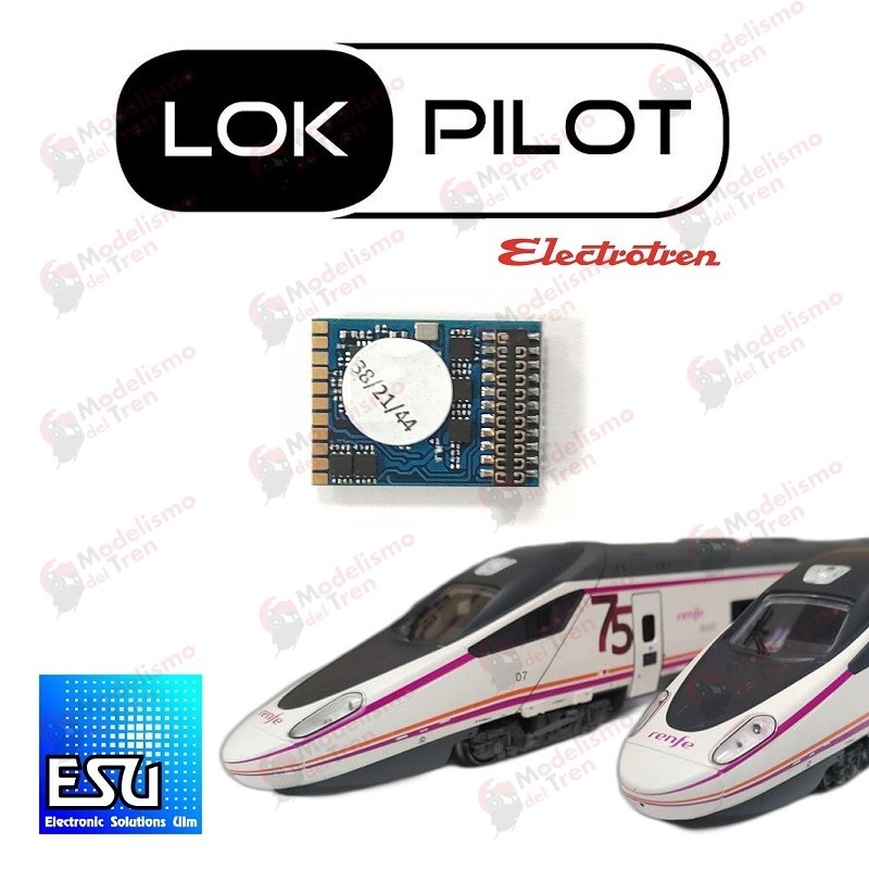 Decoder ESU Lokpilot 21 pins para S-114 Avant Electrotren Escala H0