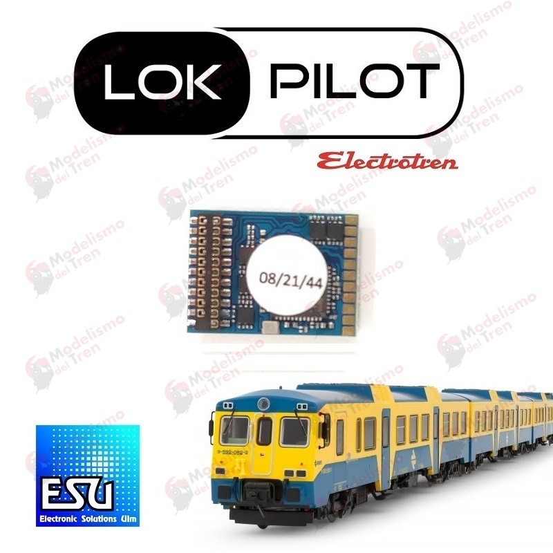 Decoder ESU Lokpilot 21 pins para 592 "Camello" Electrotren Escala H0