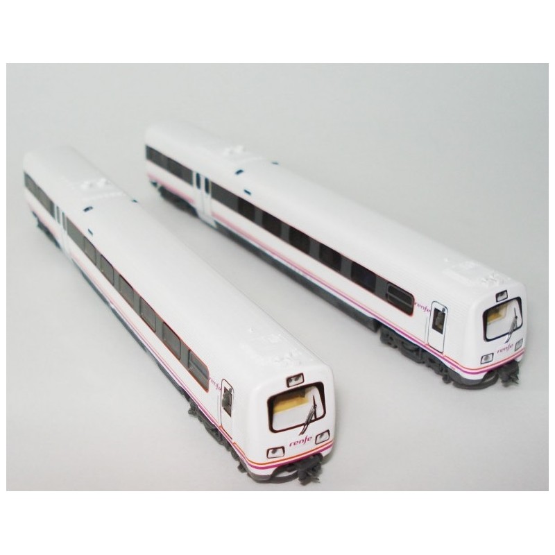 Automotor serie 594 TRD "Aerodinámico" techo blanco RENFE IH-T015 EIH Escala N