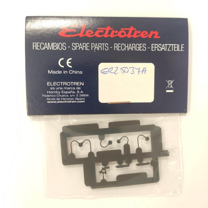Set despiece bogie ER25037A para locomotoras 252 Electrotren Escala H0