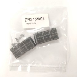 Rejillas techo ER3455/02 para "Civia" Renfe Electrotren Escala H0