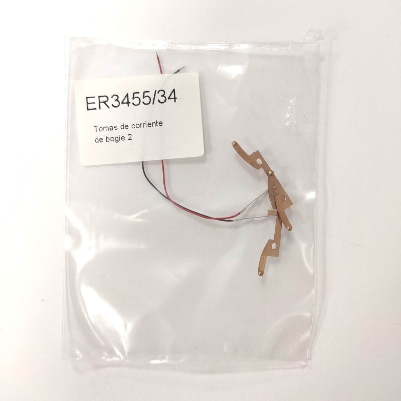 Tomas de contacto de bogie 2 ER3455/34 para "Civia" Renfe Electrotren Escala H0