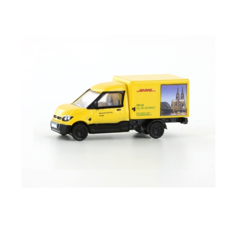 Furgoneta eléctrica de reparto DHL Köln LC4552 Lemke Minis Escala N