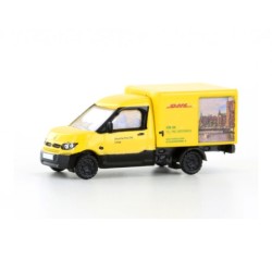 Furgoneta eléctrica de reparto DHL Hamburgo LC4555 Lemke Minis Escala N