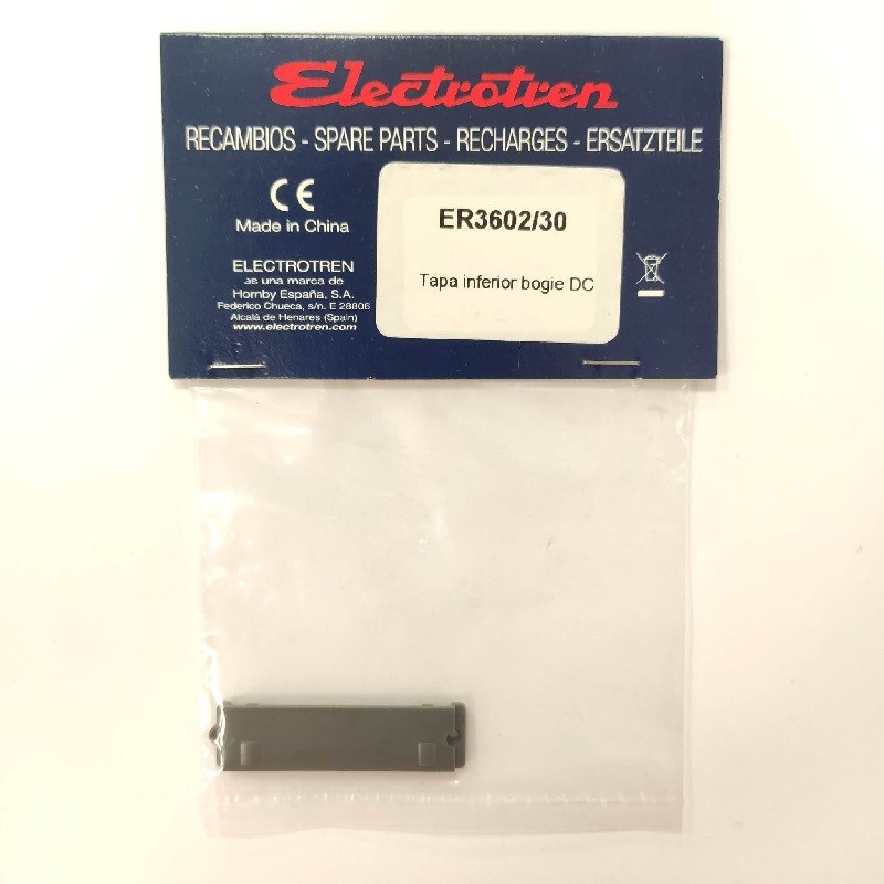 Tapa inferior bogie DC ER3602/30 para UT440/470 Electrotren Escala H0