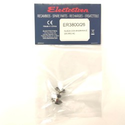 Rueda con engranaje sin aro AC (eje 3º) ER3800/26 para locomotora 303 Electrotren Escala H0