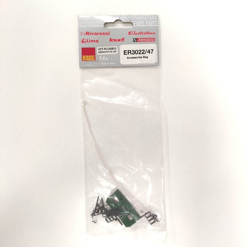Bolsa accesorios ER3022/47 para locomotoras 7200/7500 Electrotren Escala H0
