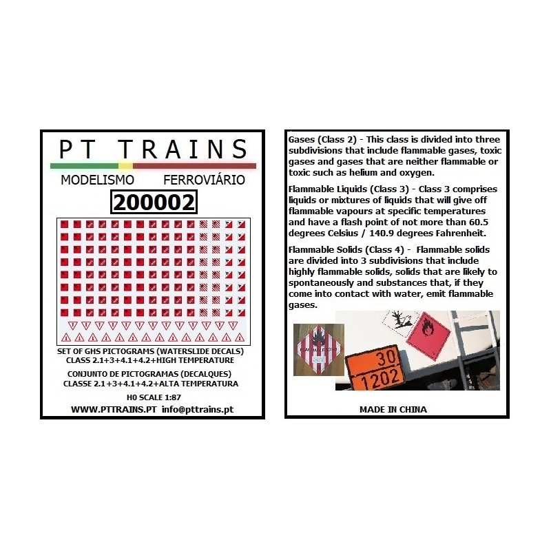 150 calcas indicativos alta temperatura 200002 PT Trains Escala H0