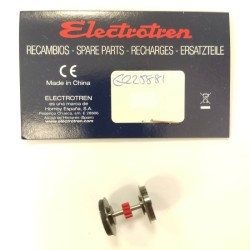 Rueda con engranaje y aro DC ER25881 para locomotora 251 Electrotren Escala H0