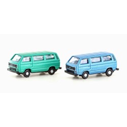 2 furgonetas Volkswagen T3 LC4347 Lemke Minis Escala N