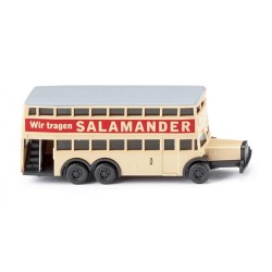 Autobús de 2 pisos de Berlín D 38 Salamander WIKING 097303 Escala N