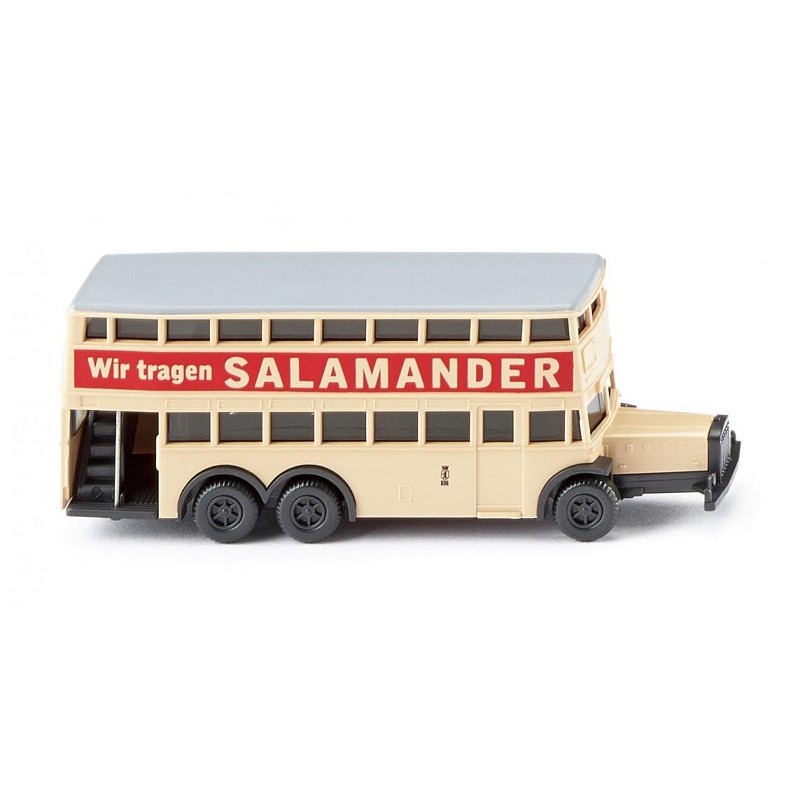 Autobús de 2 pisos de Berlín D 38 Salamander WIKING 097303 Escala N