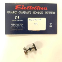 Ruedas con engranaje y aro DC ER29046 para locomotora 311 Electrotren Escala H0