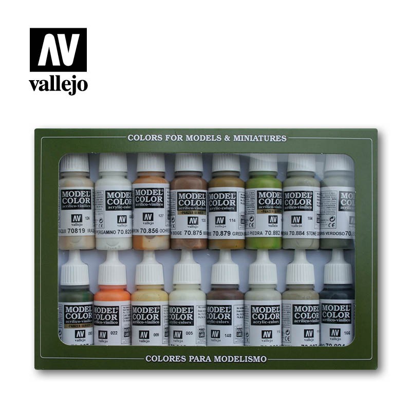 Set pinturas colores tierra 70141 Vallejo, Model Color